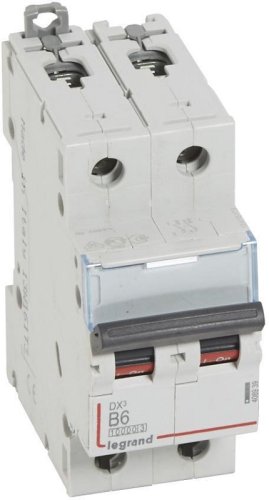 Выключатель автоматический Legrand DX3-E 10000 2п 6А B 16кА картинка